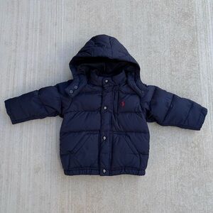 Ralph Lauren Hooded Down Baby
Puffer Jacket Size 24M